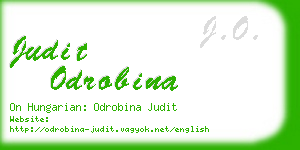 judit odrobina business card